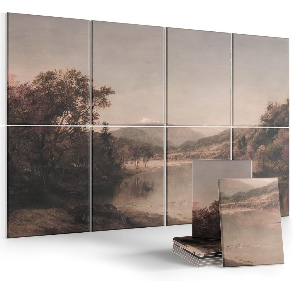 Fluxynara Wall Art Acoustic Panels 8-Pack Mount Washington 35x24 Sound Absorbing